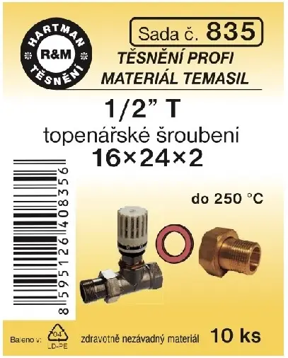 Těsnění Hartman do šroubení